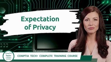 CompTIA Tech+ (FC0-U71) | Expectation of Privacy | Exam Objective 6.1 | Course Training Video
