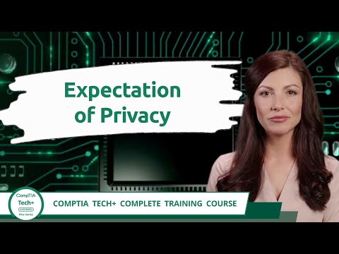 CompTIA Tech FC0 U71 Expectation Of Privacy Exam Objective 6 1 Course Training Video 