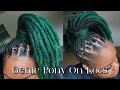 Retwist & Style | Genie Ponytail On Locs