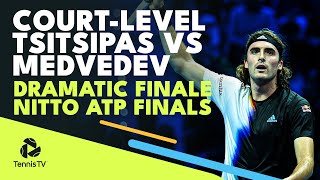 Stefanos Tsitsipas vs Daniil Medvedev: EPIC Tiebreak From Court Level! | Nitto ATP Finals 2022