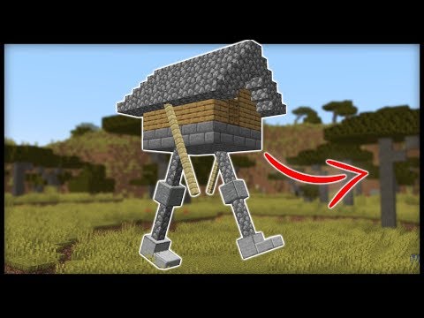 I made a Walking Transformer House in Minecraft 1.14