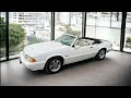 Test Drive 1993 Ford Mustang Convertible 5.0 LX SOLD $13,900 Maple Motors #2484 1500 All White