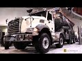 2016 Mack Granite GU813 Axle Back Tandem Stone Slinger Truck - Exterior and Cabin Walkaround