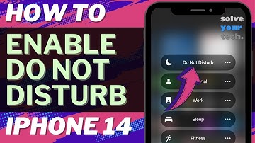 How to Enable Do Not Disturb on iPhone 14