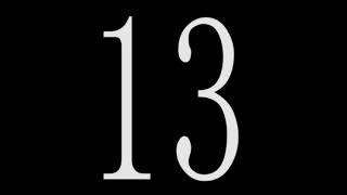 13 countdown