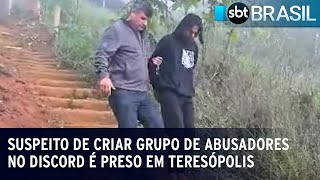 Suspeito de criar grupo de abusadores no Discord é preso em Teresópolis | SBT Brasil (04/07/23) Resimi