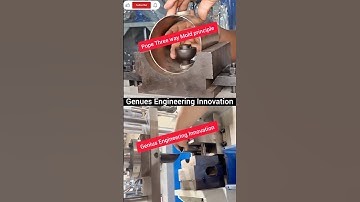 Genius Engineering Innovation Three way pipe Molding principle #shorts