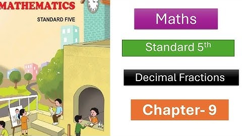 Problem set 39 / Decimal Fraction/ chapter 9/ standard 5th/ #Maths #kponlineclasses #kponline 