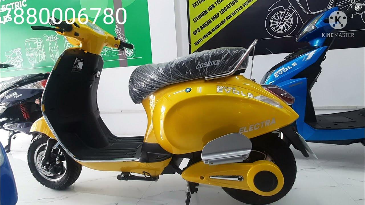 electric two wheeler showroom