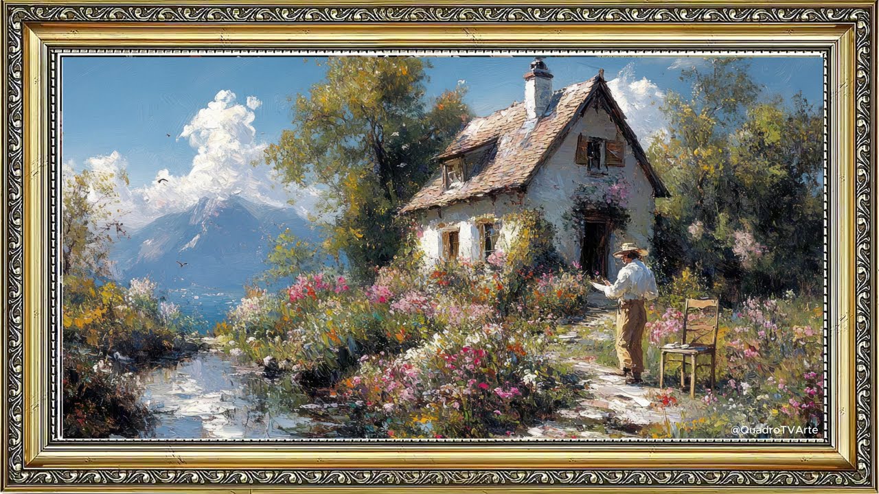 Pintura a Óleo I Quadro TV