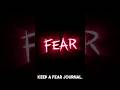 How Writing Down Fears Makes You Braver!