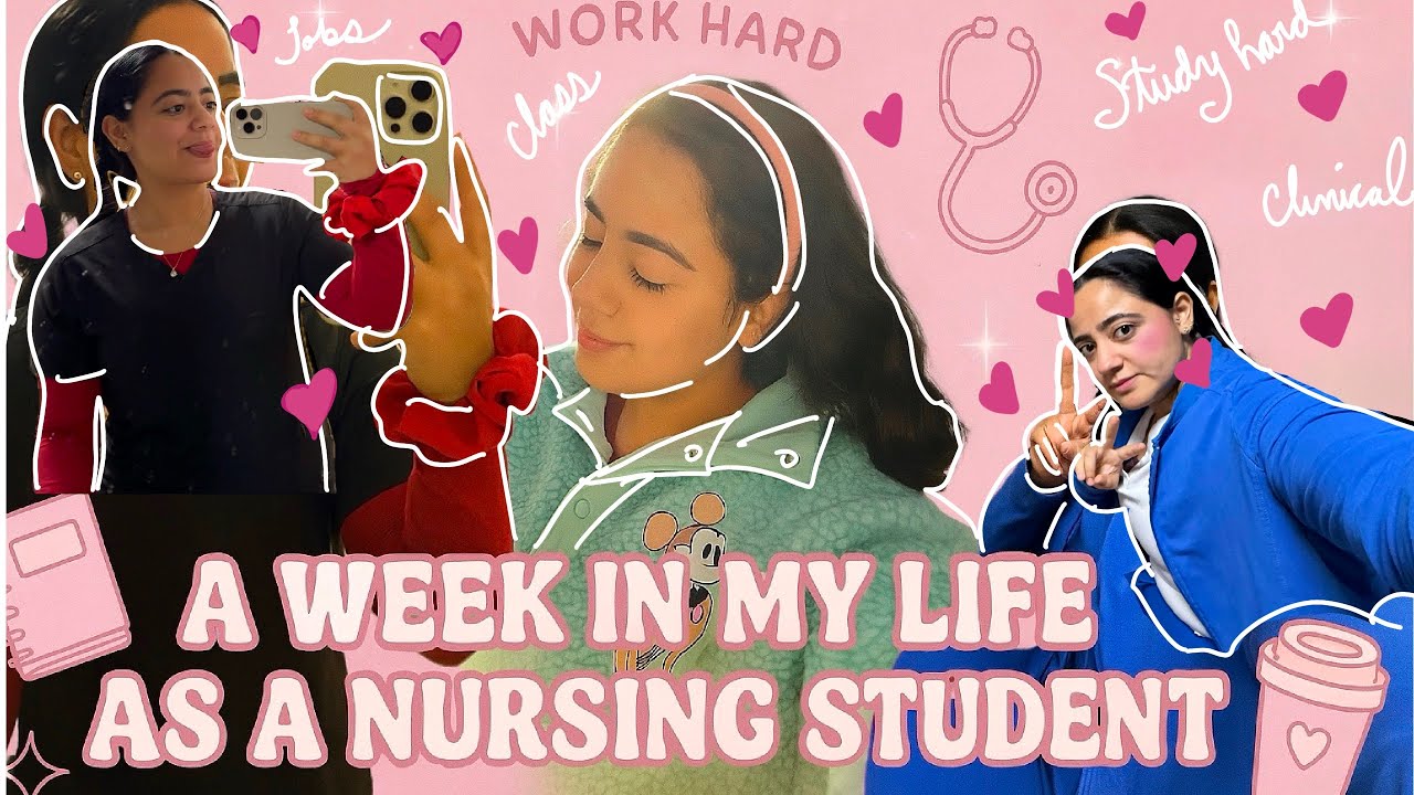 a week in my life as a nursing student 🩺 exam day, clinicals ...