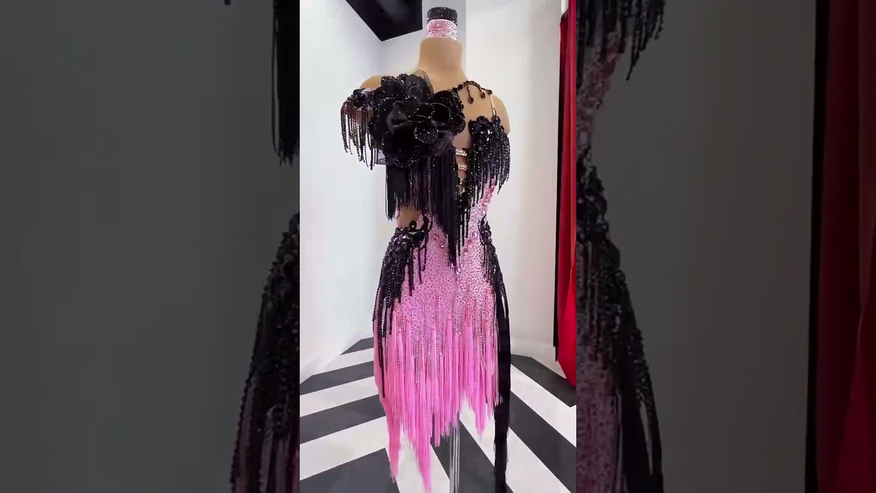 "Stylish Latin Dance Costumes and Evening Gowns 