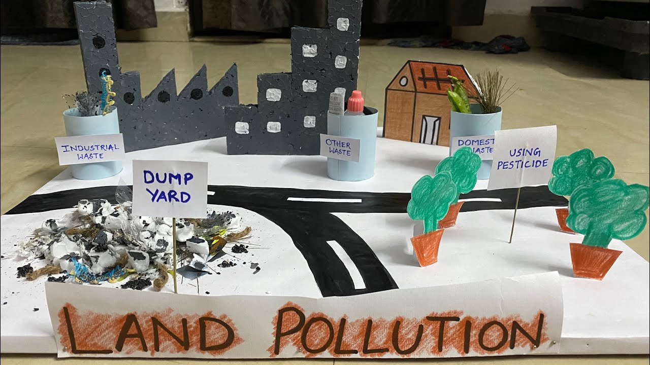 Land Pollution Model science evs model project scienceproject land-pollution-model-science-evs-model-project-scienceproject