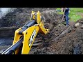 JCB 4CX, Экскаватор, на полную мощьь!!