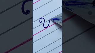 How to write in cursive Capital letter Y | Cursive Writing A to Z | Cursive handwriting practice