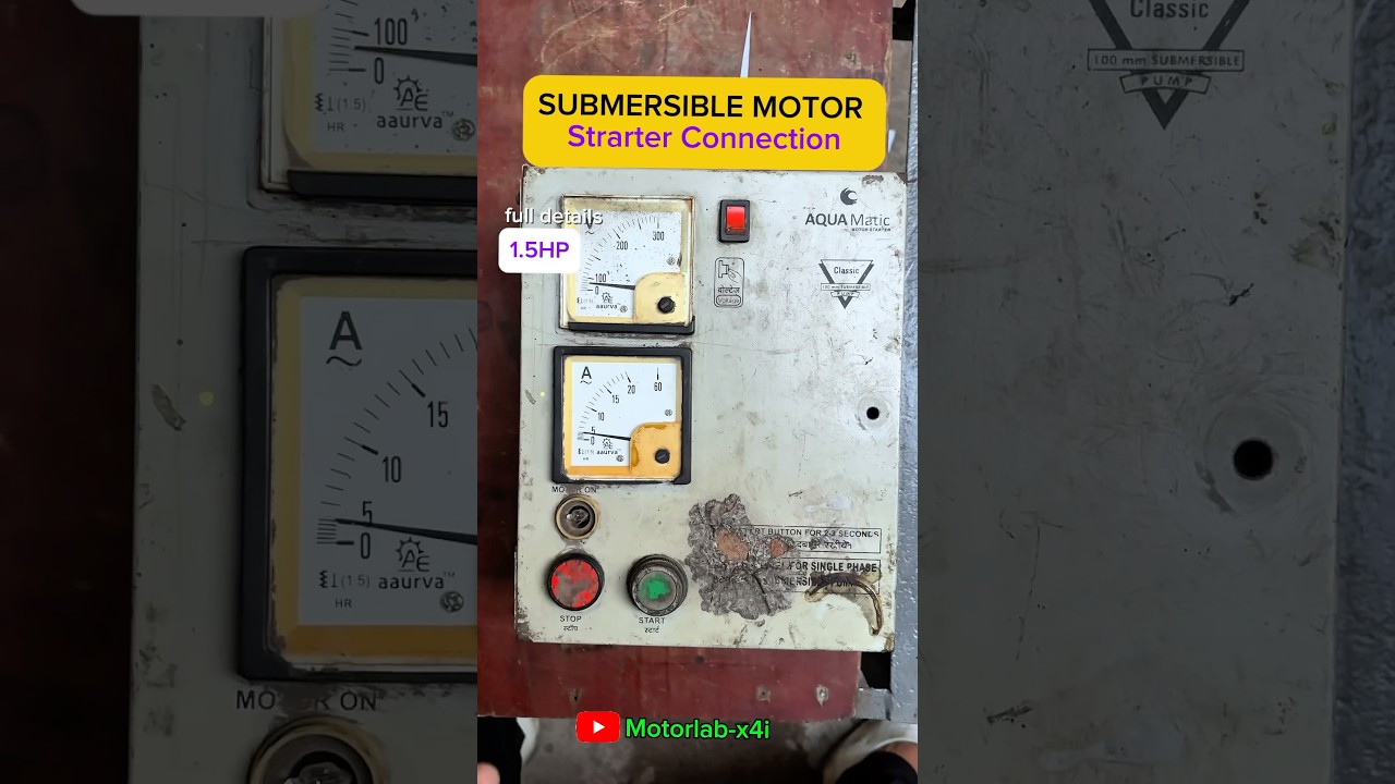 Submersible Starter Connection coming soon 