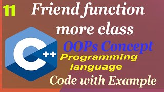 A function friendly two or friend function multiple classes c++ code with example part  11