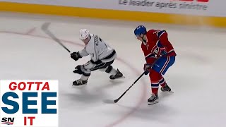 GOTTA SEE IT: Jake Evans Undresses Björnfot And Roofs It On Peterson For Beautiful Goal