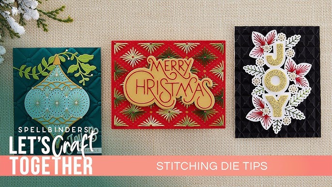 The Card Grotto: VIDEO  NO SPOILERS! Spellbinders 12 Days of Stitchmas 2023  Advent Calendar + Stitch Along Kit