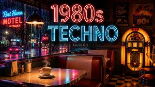 1980s TECHNO 🌆 Retro Night Drive Mix | Nostalgic Synthwave &amp; Melodic Techno (No Vocal)