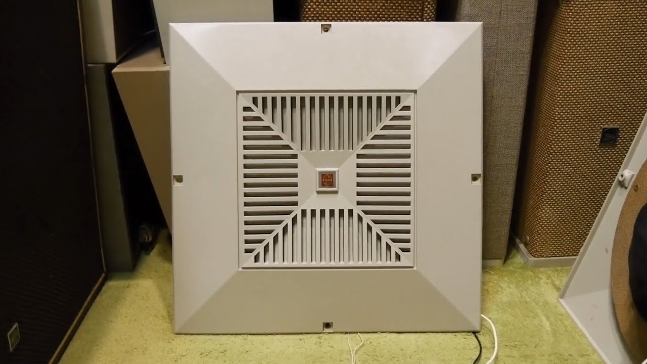 ナショナル 天井スピーカー WS-512 - YouTube