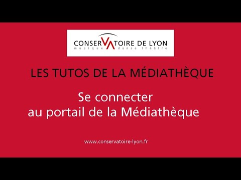 Connexion au Portail de la Médiathèque