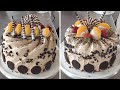 2 maneras de como decorar pasteles con galletas OREO | Como decorar tortas con galletas OREO