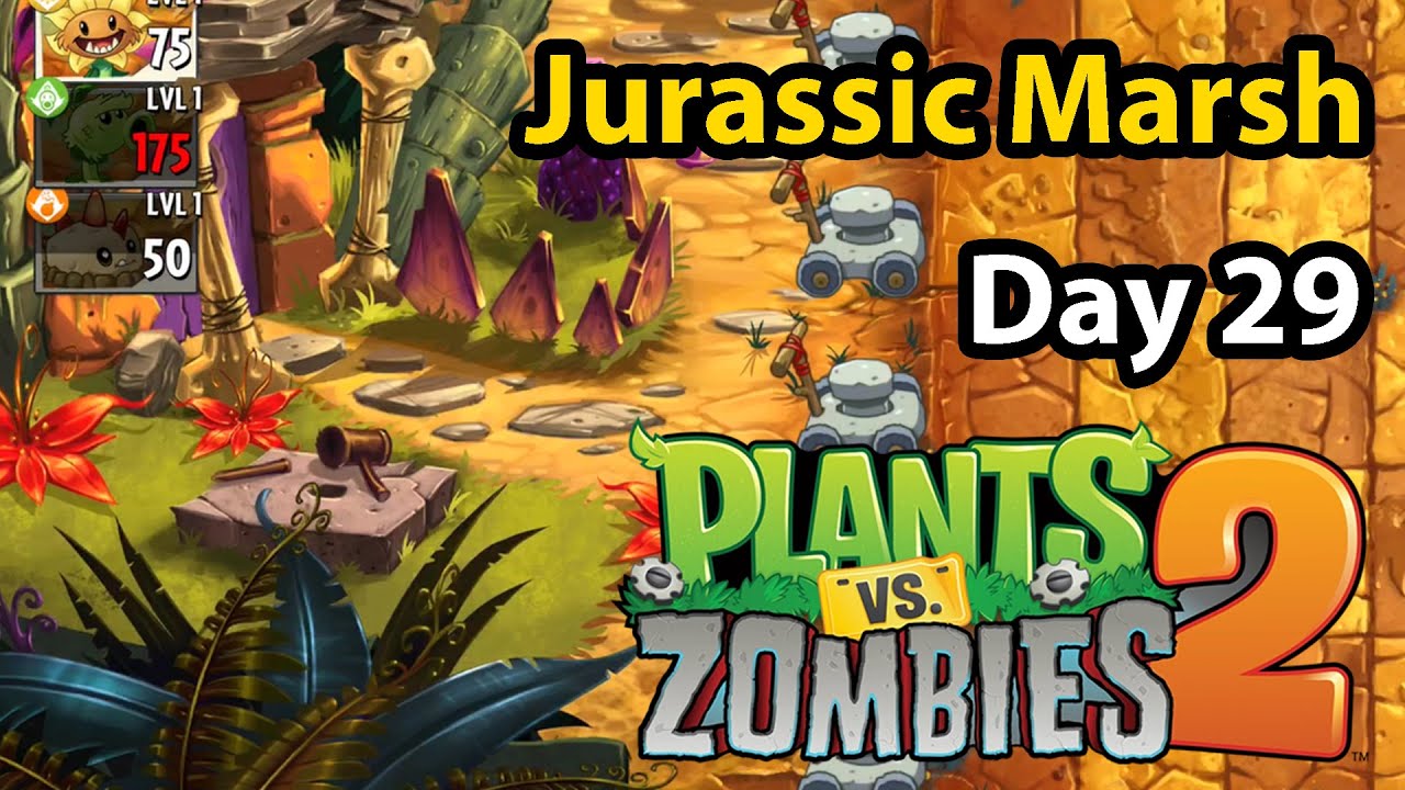 Plants vs. Zombies 2 | Jurassic Marsh Day 29 - YouTube