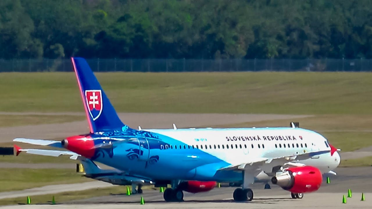 757 Diverted to TPA Rare Slovenska Replika A319 Spotting TPA