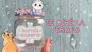 El barniz casero NO ES PARA TAZAS 🤷