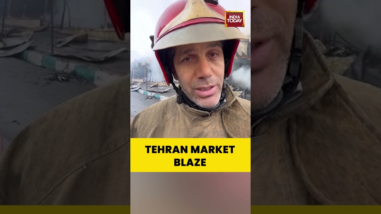Tehran Market Blaze: Massive Fire Ravages Bazaar, 150+ Shops and Stalls Destroyed