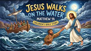 Jesus Walks on Water! | Kids Bible Story (Matthew 14)