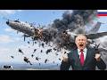13 minutes ago! Five nuclear-capable Russian Tu-22 aircraft exploded in mid-air.