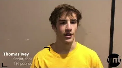 VIDEO: York's Thomas Ivey advances to state semifi...
