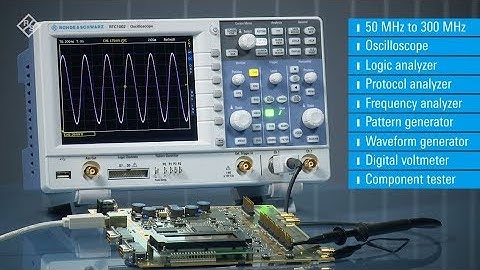 Rohde & Schwarz Oszilloskope RTC1000-Serie – hohe Empfindlichkeit, multifunktional, günstiger Preis