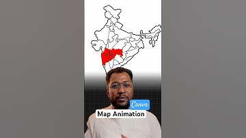 Canva Free - Create This Map Animation #shorts