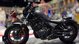 The new 2024 Honda Rebel 500 | The Perfect Cruiser for Commuting and Touring | New Color Schemes