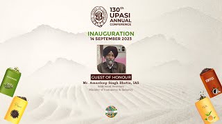 Mr. Amardeep Singh Bhatia Speaking at the Inaugural Session of 130th UPASI Annual Conference