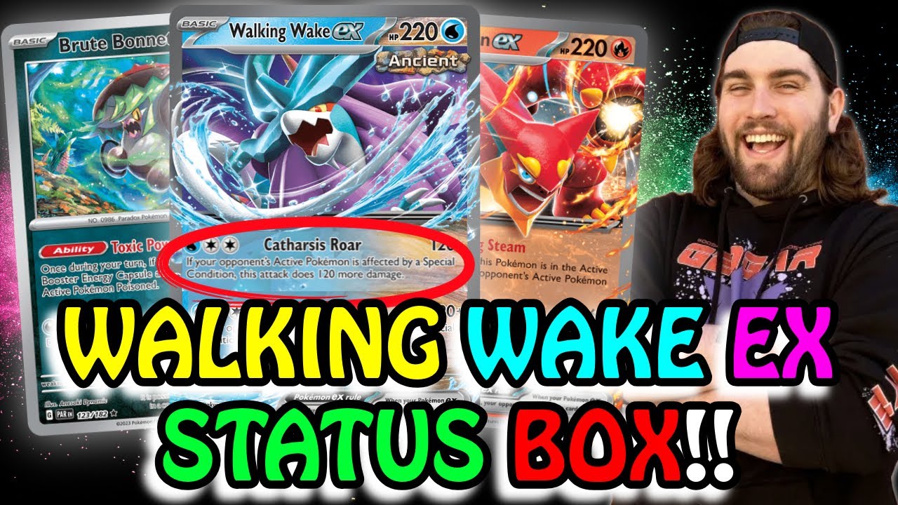 Brute Bonnet and Volcanion Ex activate Walking Wake Ex GOOD!!