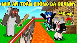 SAMMY THỬ THÁCH 24H XÂY NHÀ SIÊU AN TOÀN CHỐNG BÀ GRANNY TRONG MINECRAFT