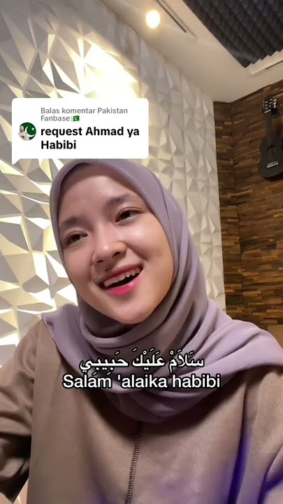 Ahmad ya habibi💛 #nissasabyan #sabyan #sholawat #ahmadyahabibi