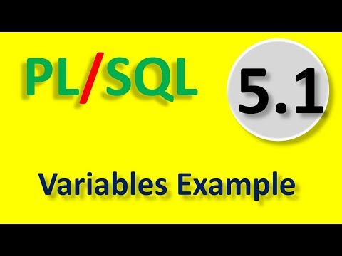 Variable example program in PL/SQL | Part -5.1 | In Hindi by Tech Talk Tricks