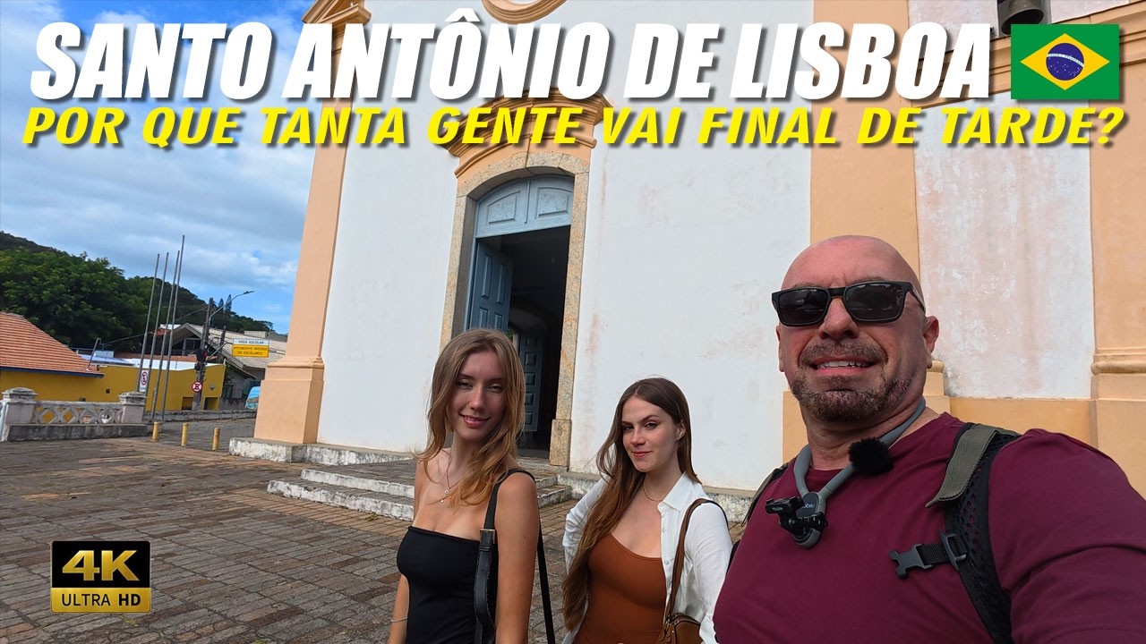 FLORIANÓPOLIS! Por que TODO MUNDO vem para Santo Antônio de Lisboa em ao entardecer?