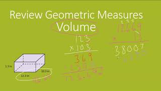 Volume with Decimals