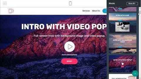 Mobirise Web Page Software v4.3 | How to use Link Options