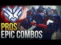 PROS WITH EPIC COMBOS - Overwatch Montage