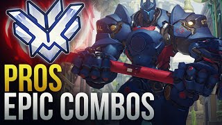 PROS WITH EPIC COMBOS - Overwatch Montage