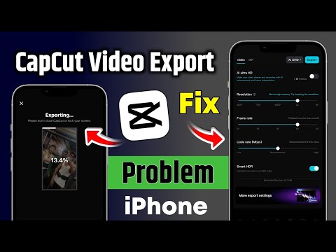 📲Capcut video export problem in iPhone | Capcut video export nahi ho raha hai in iPhone
