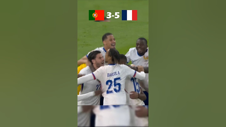 Portugal vs France - EURO 2024 Quarter Final Penalty Shootout